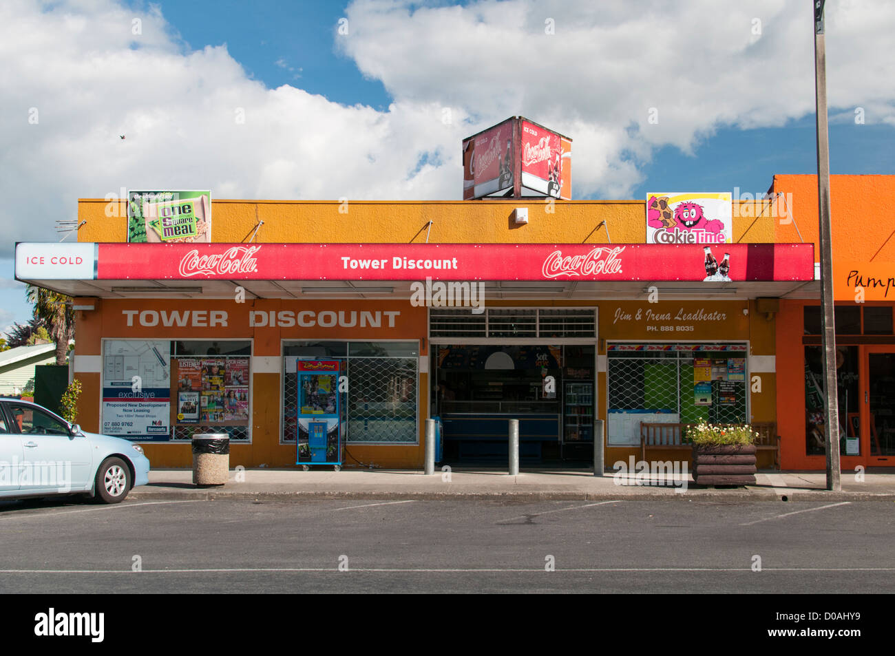 Local General Store Local general store, Matamata, North Island, New Zealand Stock Photo ...