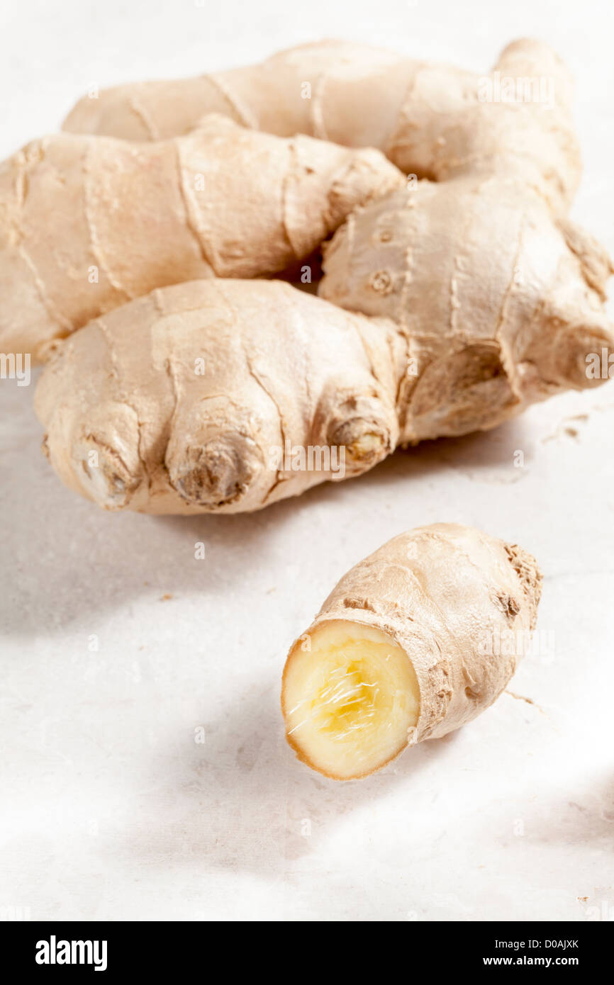 Ginger Root Stock Photo Alamy