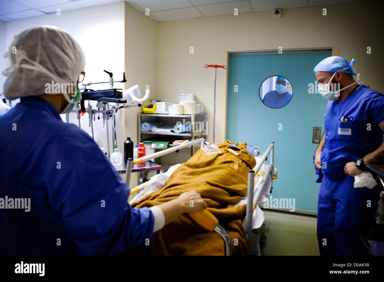 SEPTIC SURGERY Stock Photo