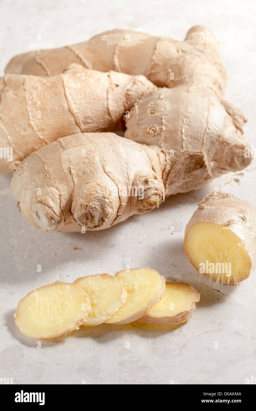 Ginger root Stock Photo
