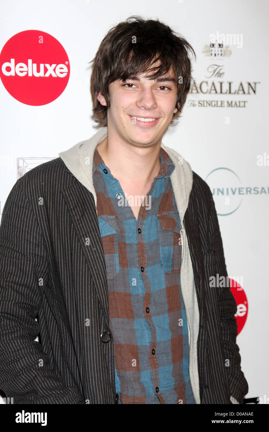 Devon Bostick The Junior Hollywood Radio and Television Society 8th Annual Young Hollywood Holiday Party held at Voyeur in West Stock Photo