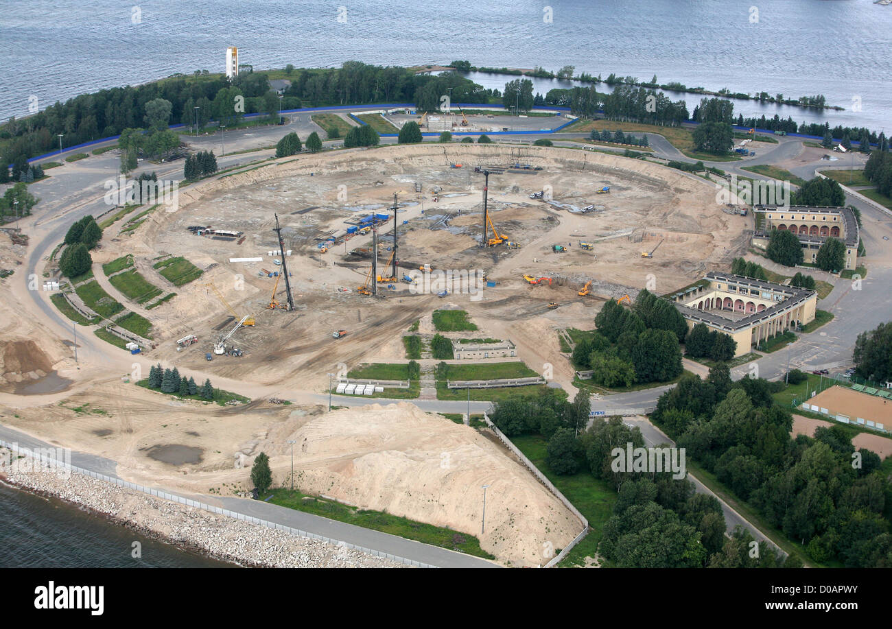 Construction site of the Zenit Arena have been chosen to host the 2018 ...