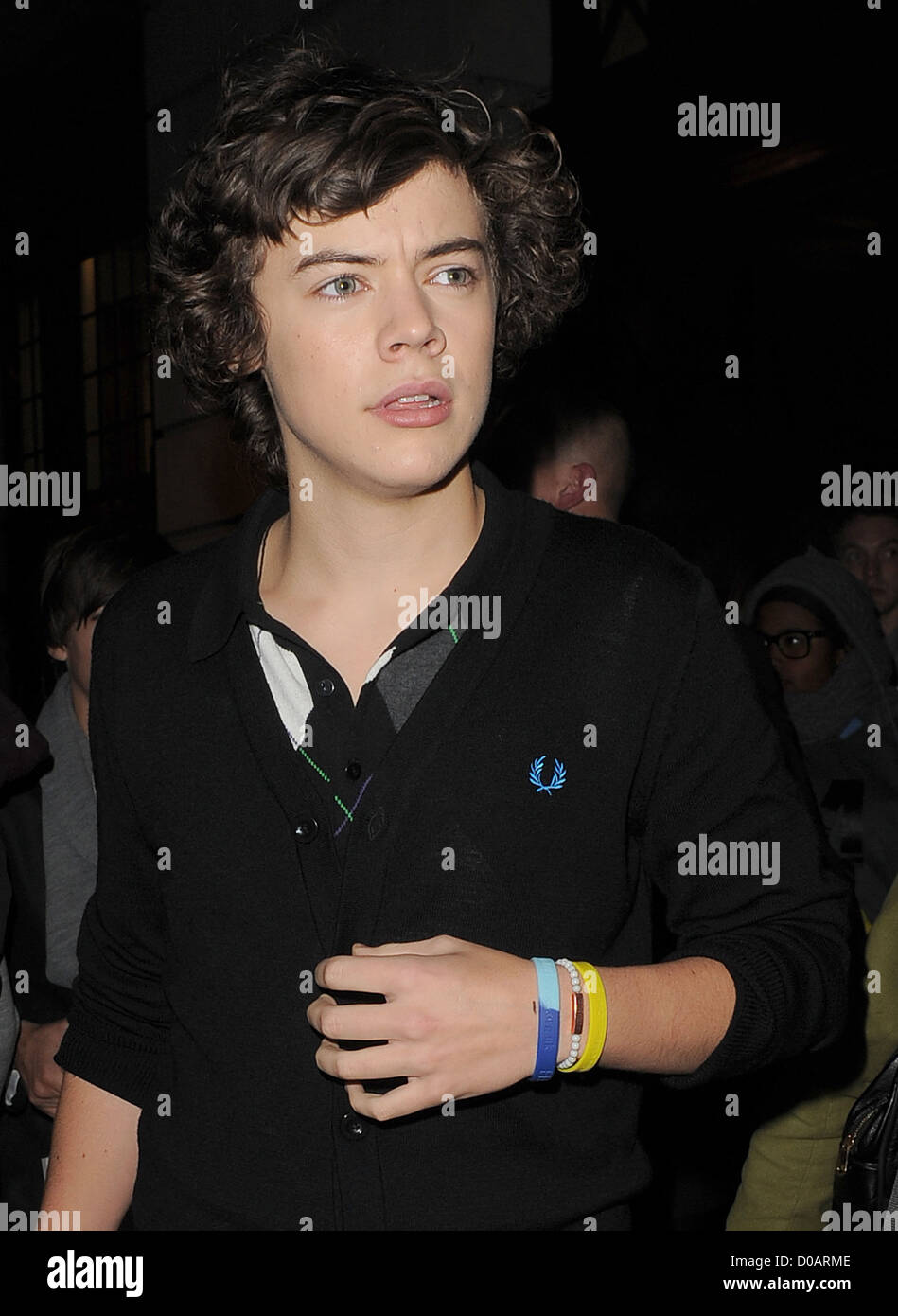 X Factor Finalist Harry Styles From Boy Band One Direction Stock Photo Alamy