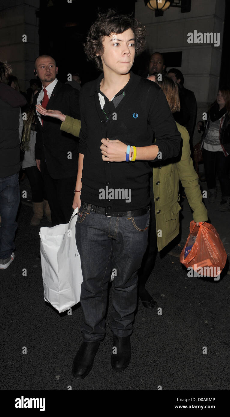 X Factor finalist Harry Styles from boy band One Direction. Very.co.uk