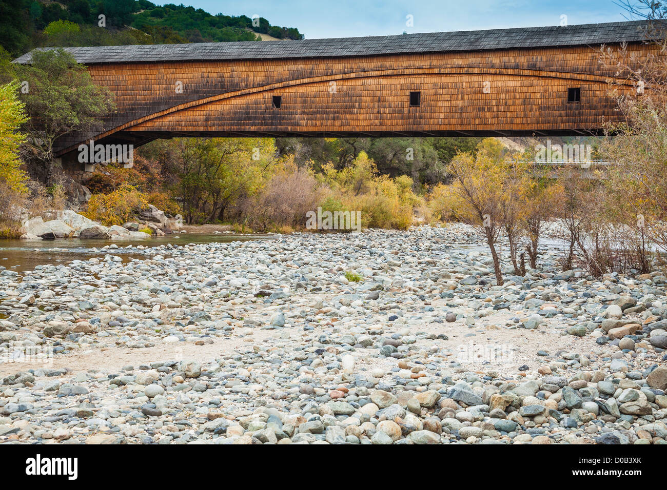 Bridgeport Covered Bridge over the South Yuba River in the South Yuba