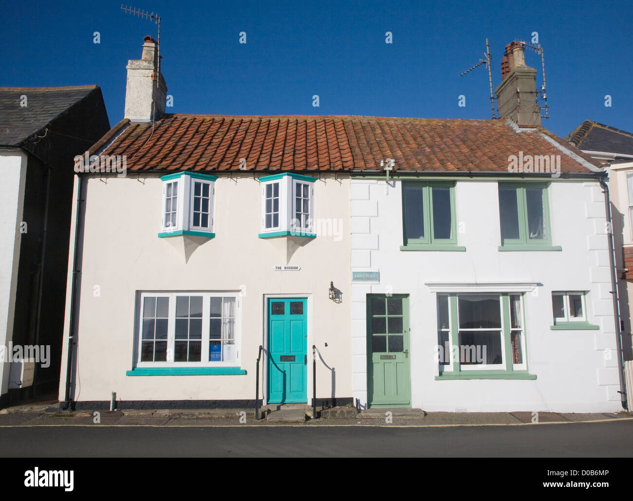 Holiday cottages Southwold, Suffolk, England Stock Photo Alamy