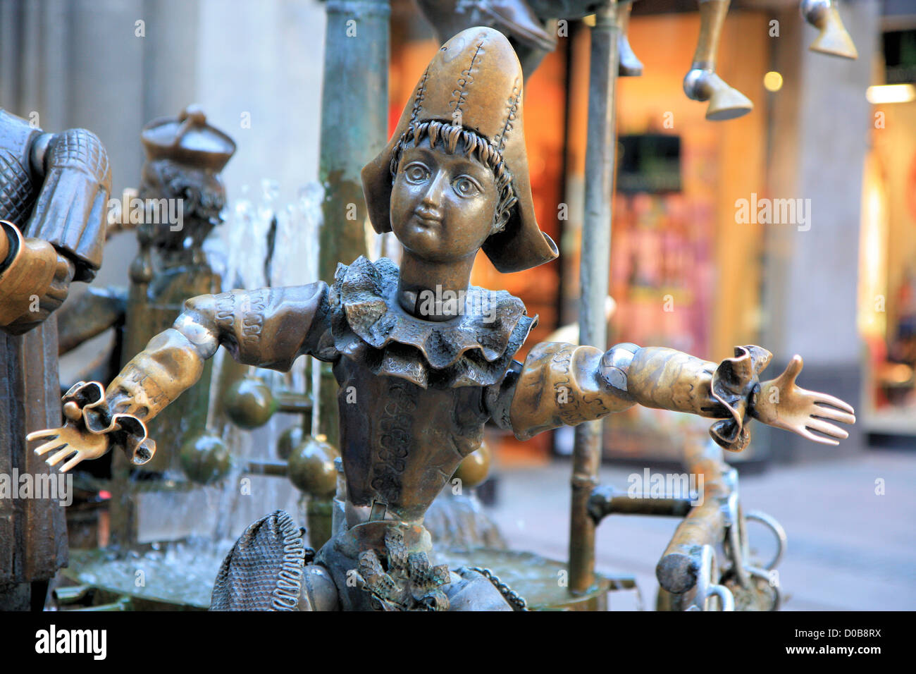 Toy's fountain, Aachen, Germany, Europe Stock Photo