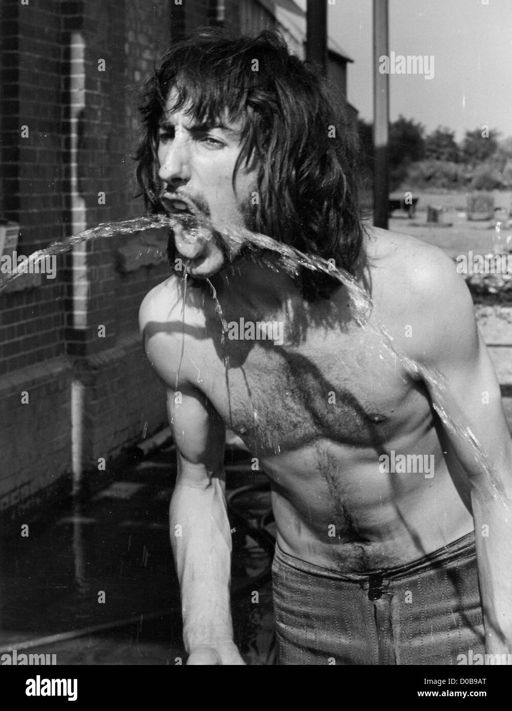 THE CRAZY WORLD OF ARTHUR BROWN UK rock group at a London metal scrap yard in August 1968. Photo Tony Gale Stock Photo