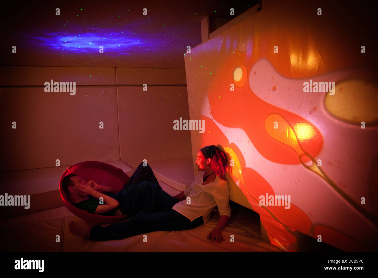 SNOEZELEN & AUTISM Stock Photo