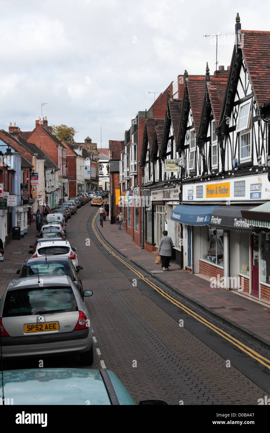 High Street, Droitwich Stock Photo Alamy