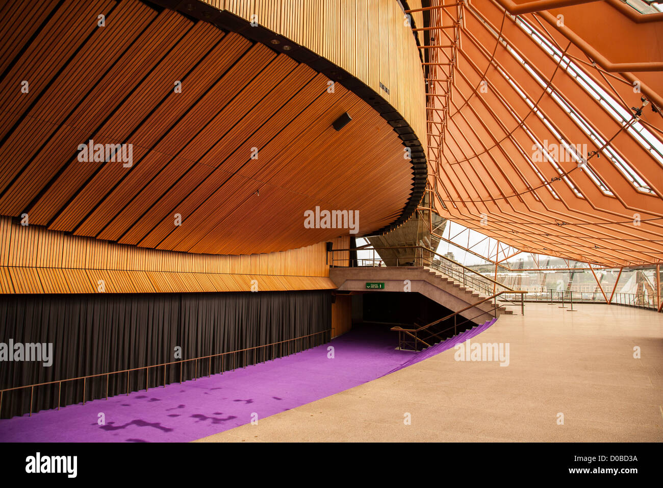 Sydney Opera House interior, Sydney, NSW, Australia Stock Photo