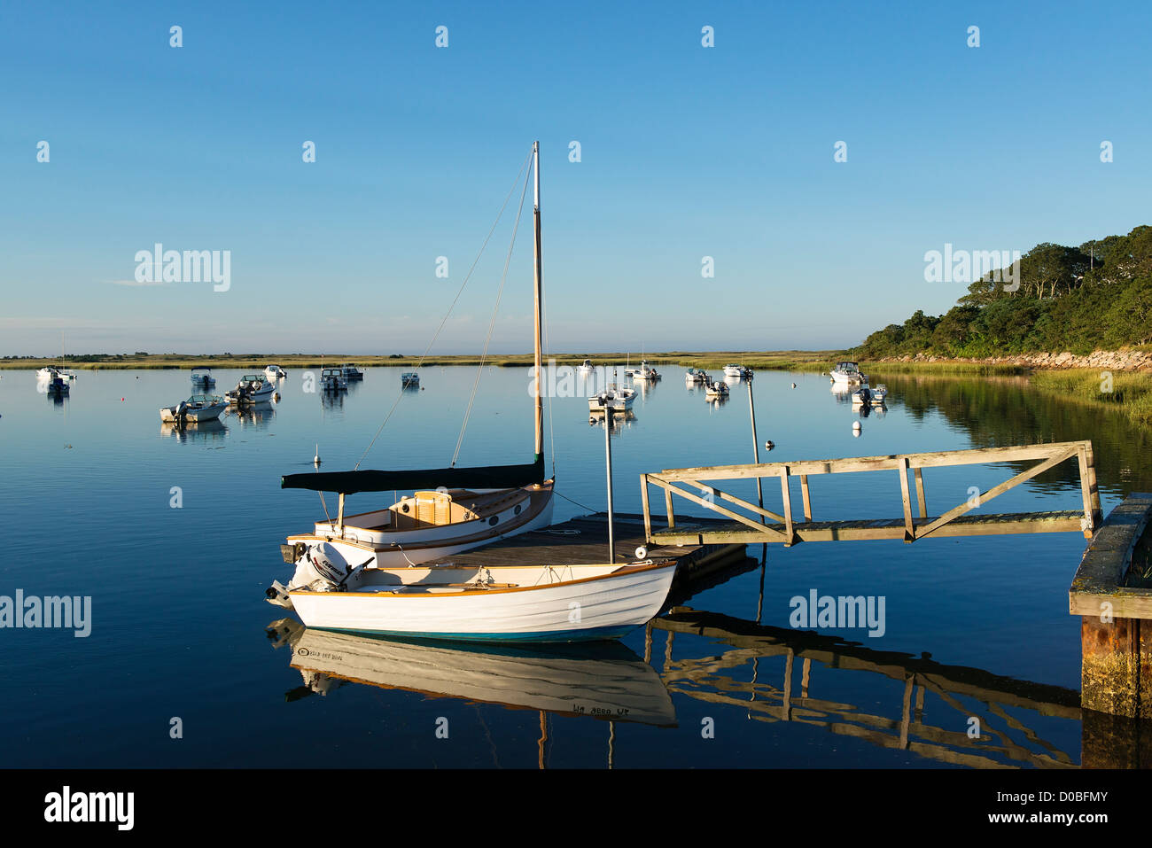 Picturesque Stetsons Cove, Chatham, Cape Cod, Massachusetts, USA Stock Photo