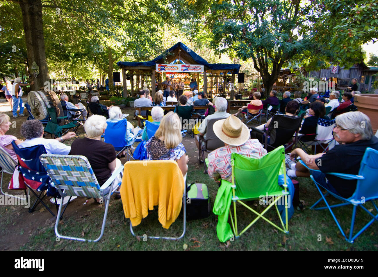 Bluegrass Festival at Hidden Hill in Utica, Indiana Stock Photo Alamy