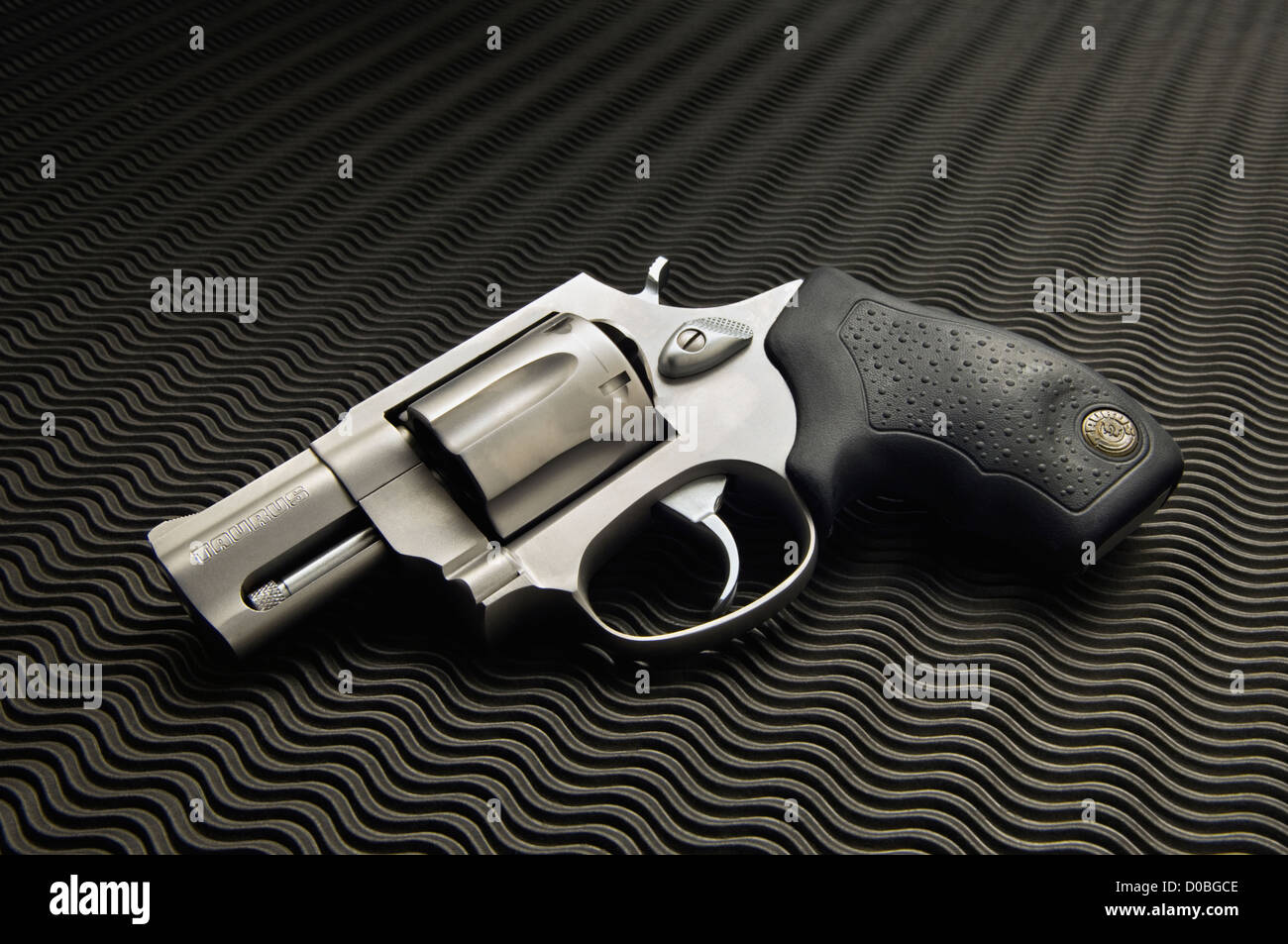 Taurus Model 856 Snub Nose 38 Special Revolver Stock Photo