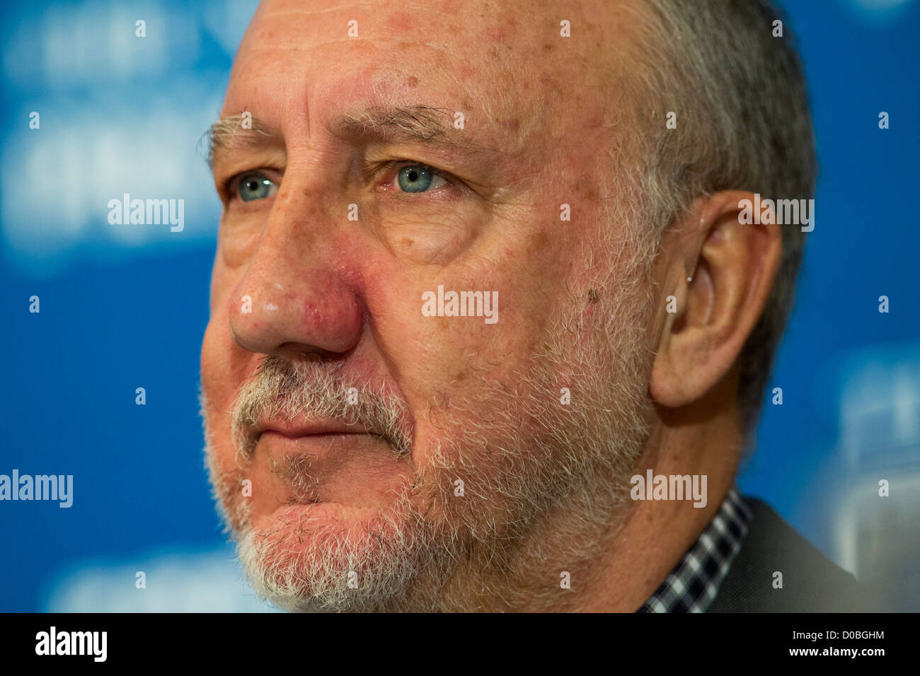 Pete Townshend, guitarist for The Who. Stock Photo