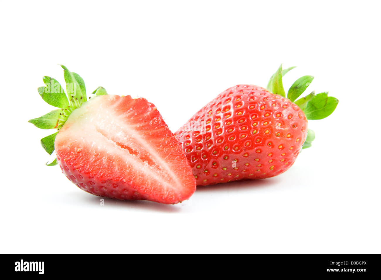 strawberrys isolated on white background Stock Photo