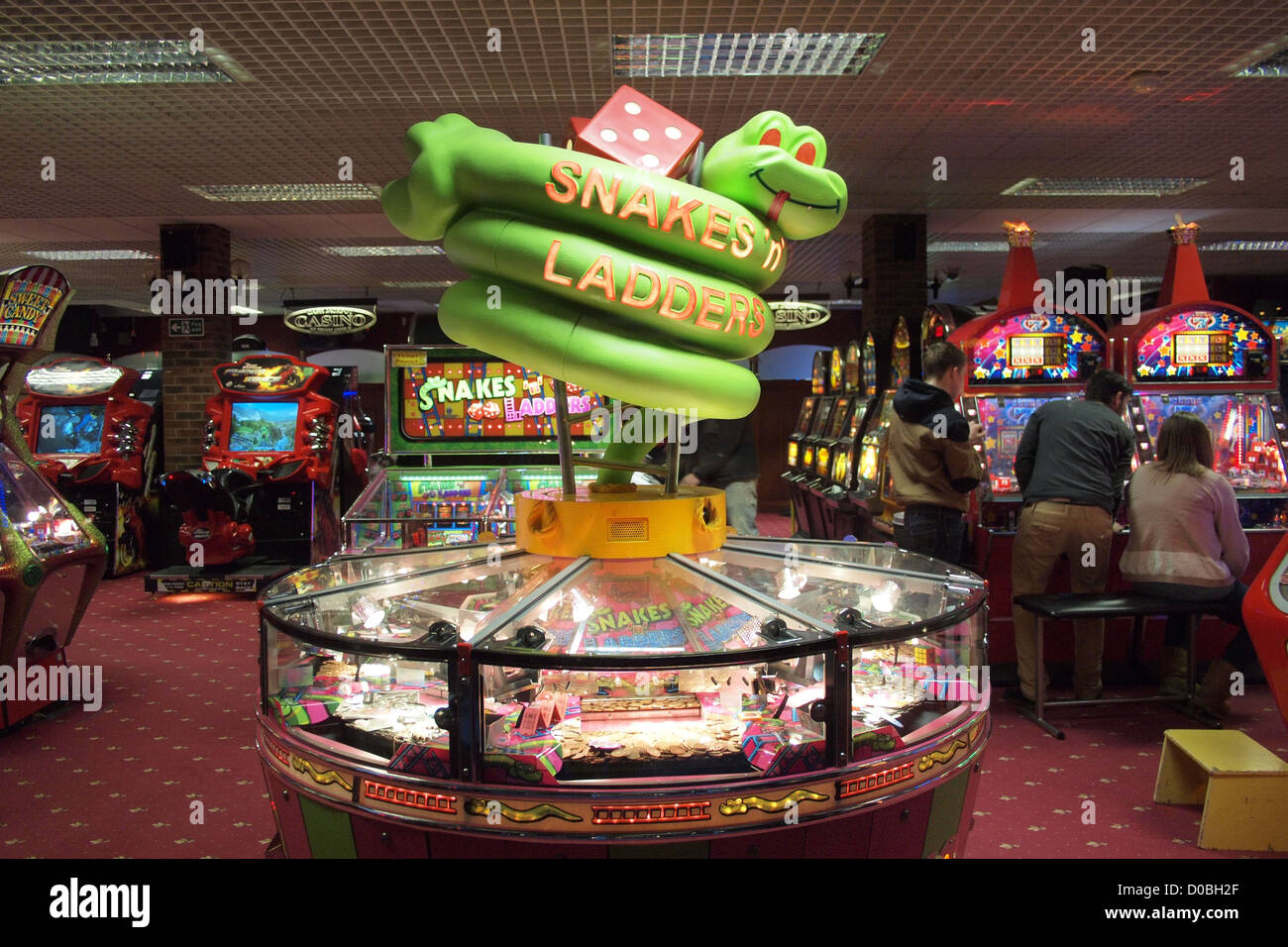 Harbour Park amusement arcades in Littlehampton England UK Stock Photo
