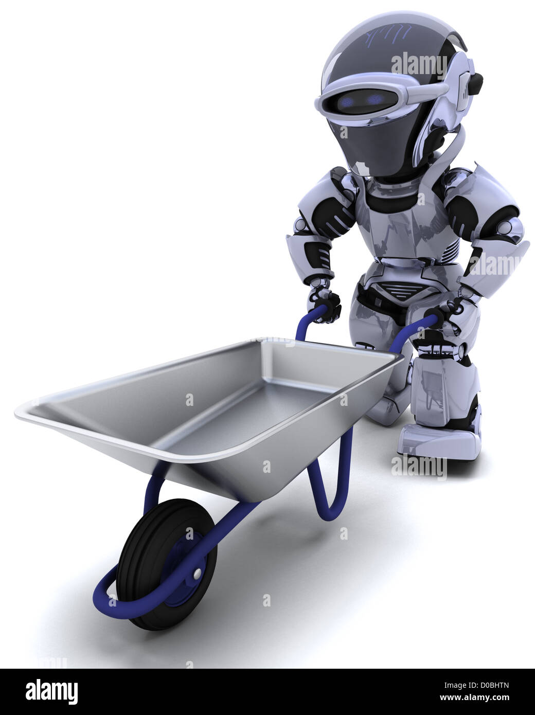 Wheelbarrow robot hi-res stock photography and images - Alamy