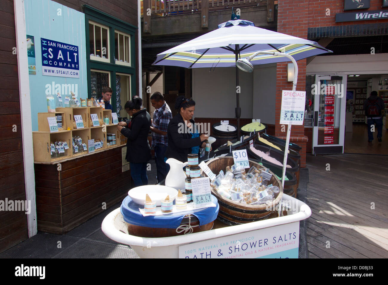 Bath salts for sale. Pier 39 San Francisco California Stock Photo Alamy