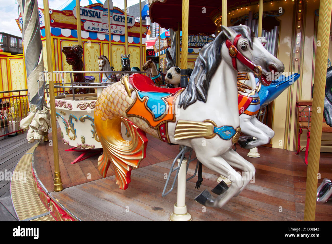 Carousel horse Pier 39 San Francisco California Stock Photo Alamy