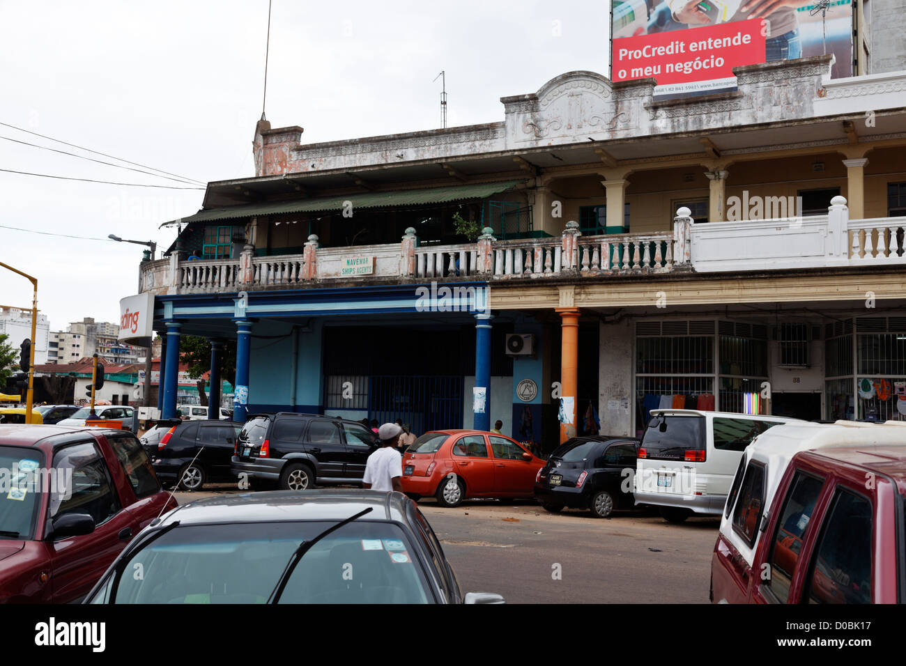 Dilapidated buildings in downtown Maputo Mozambique Stock Photo Alamy