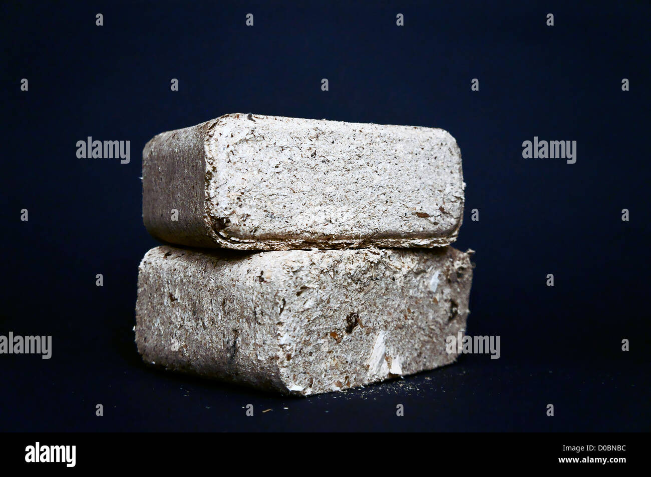 illustrative, compressed wood chips, charcoal briquettes made from