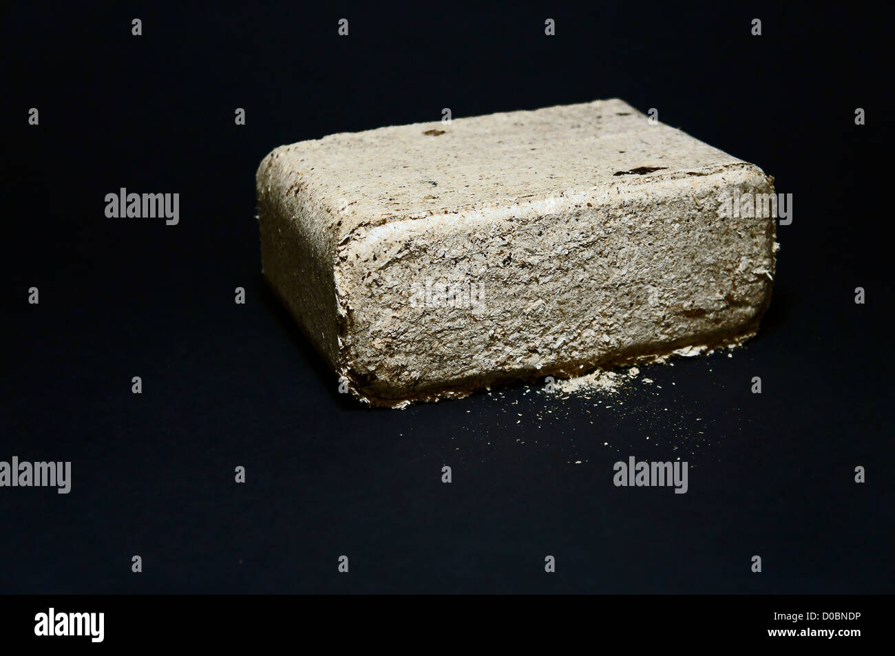 illustrative, compressed wood chips, charcoal briquettes made from