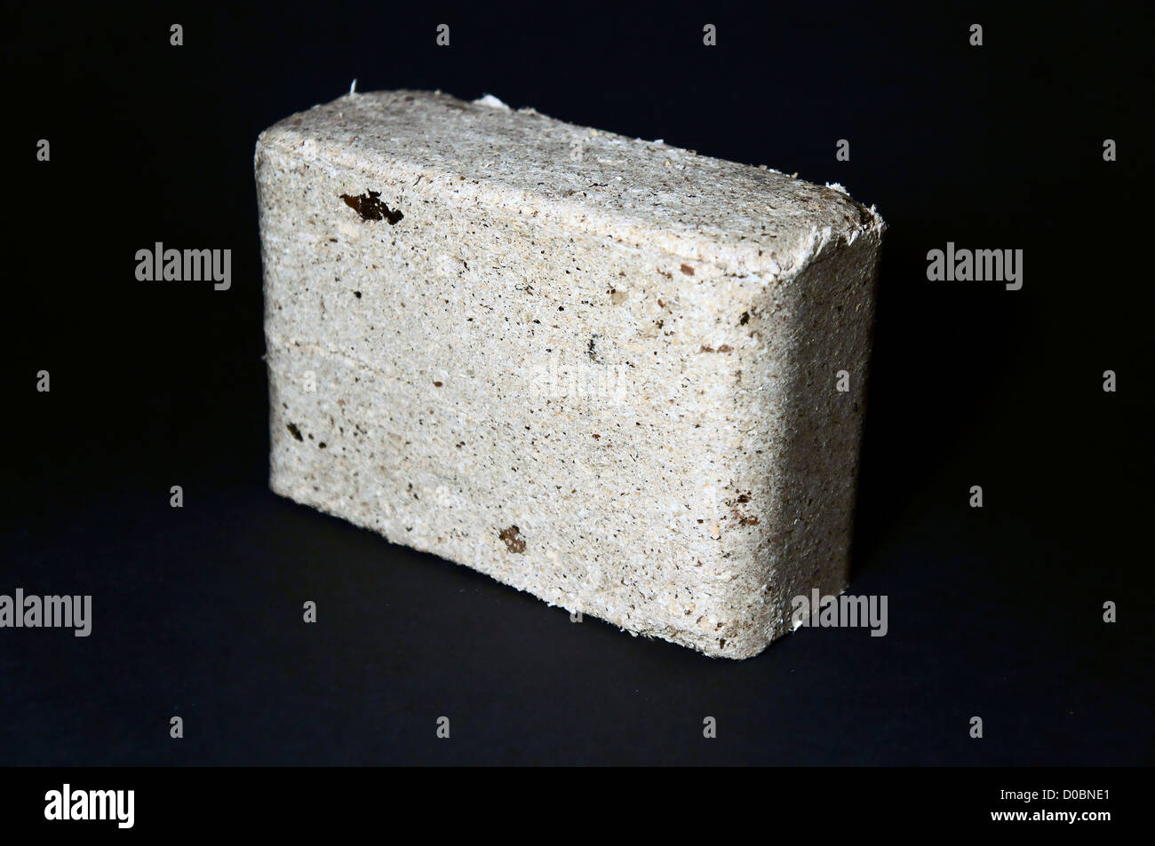 illustrative, compressed wood chips, charcoal briquettes made from