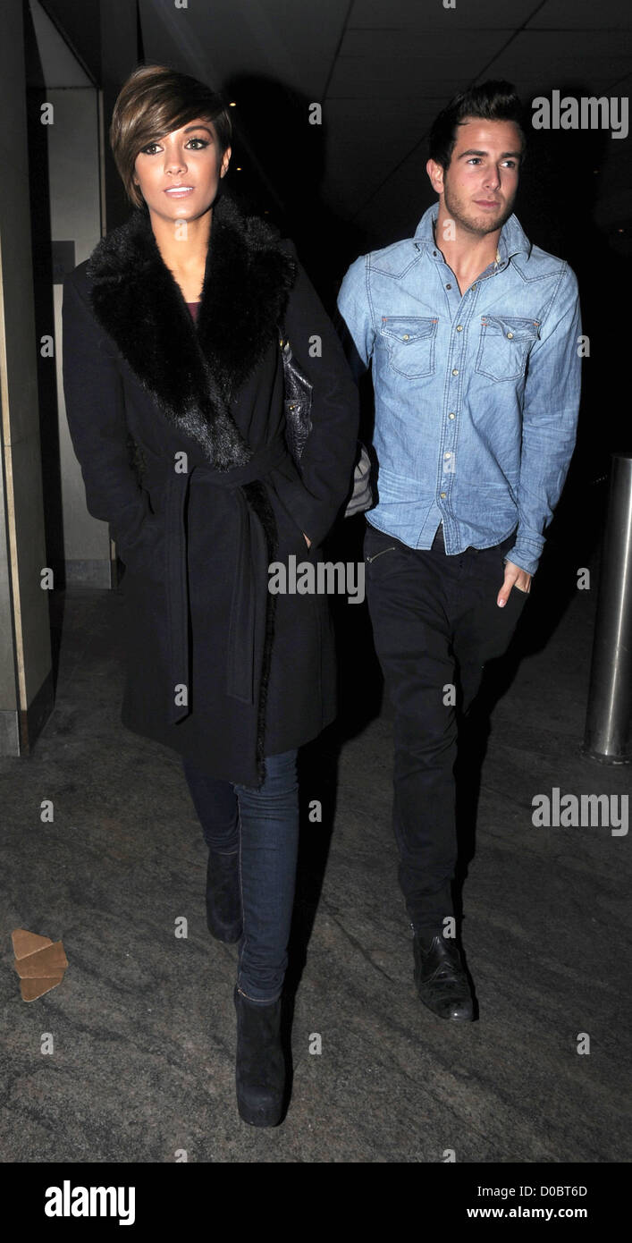 Frankie Sandford and Aaron Renfree leave Mayfair's Whisky Mist club ...