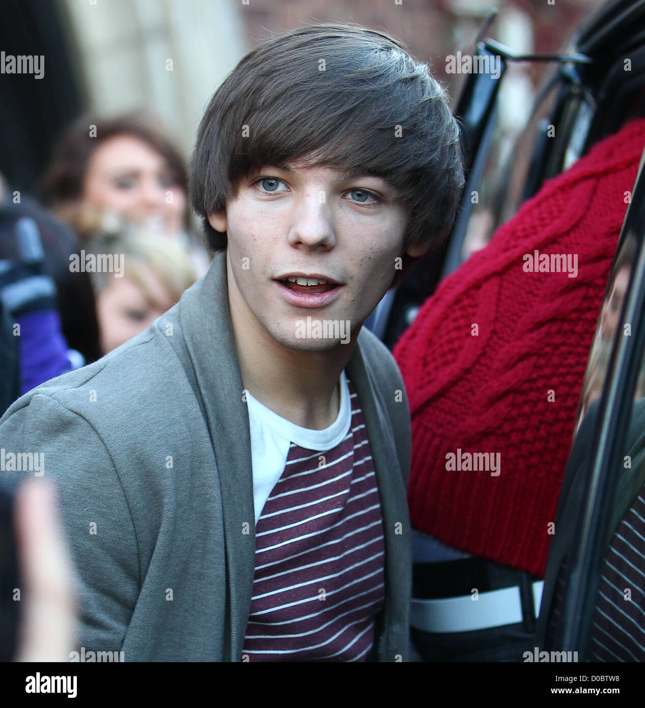 Louis Tomlinson 'The X Factor' finalists One Direction visit Doncaster and  take a trip to band member Louis Tomlinson's old Stock Photo - Alamy