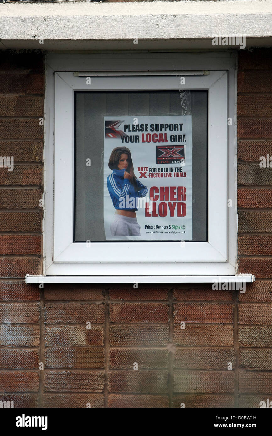 The X Factor Finalist Cher Lloyd S House Malvern Worcestershire