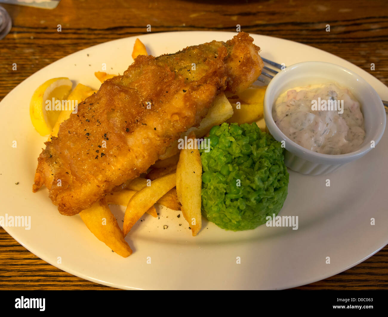 Fish and chips Stock Photo