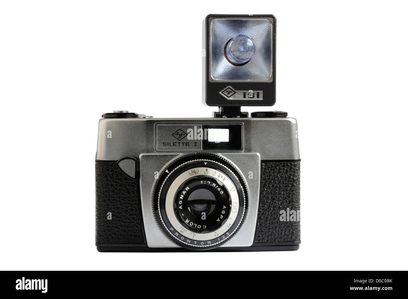 The Agfa Silette I 35mm film camera dating from about 1962. Stock Photo