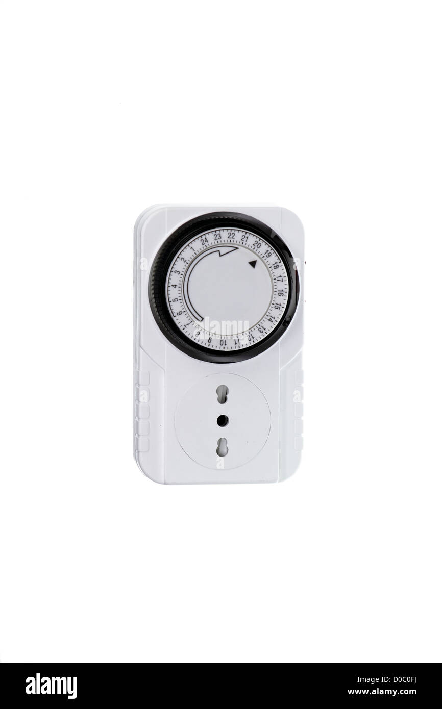 Electric plug timer hi-res stock photography and images - Alamy