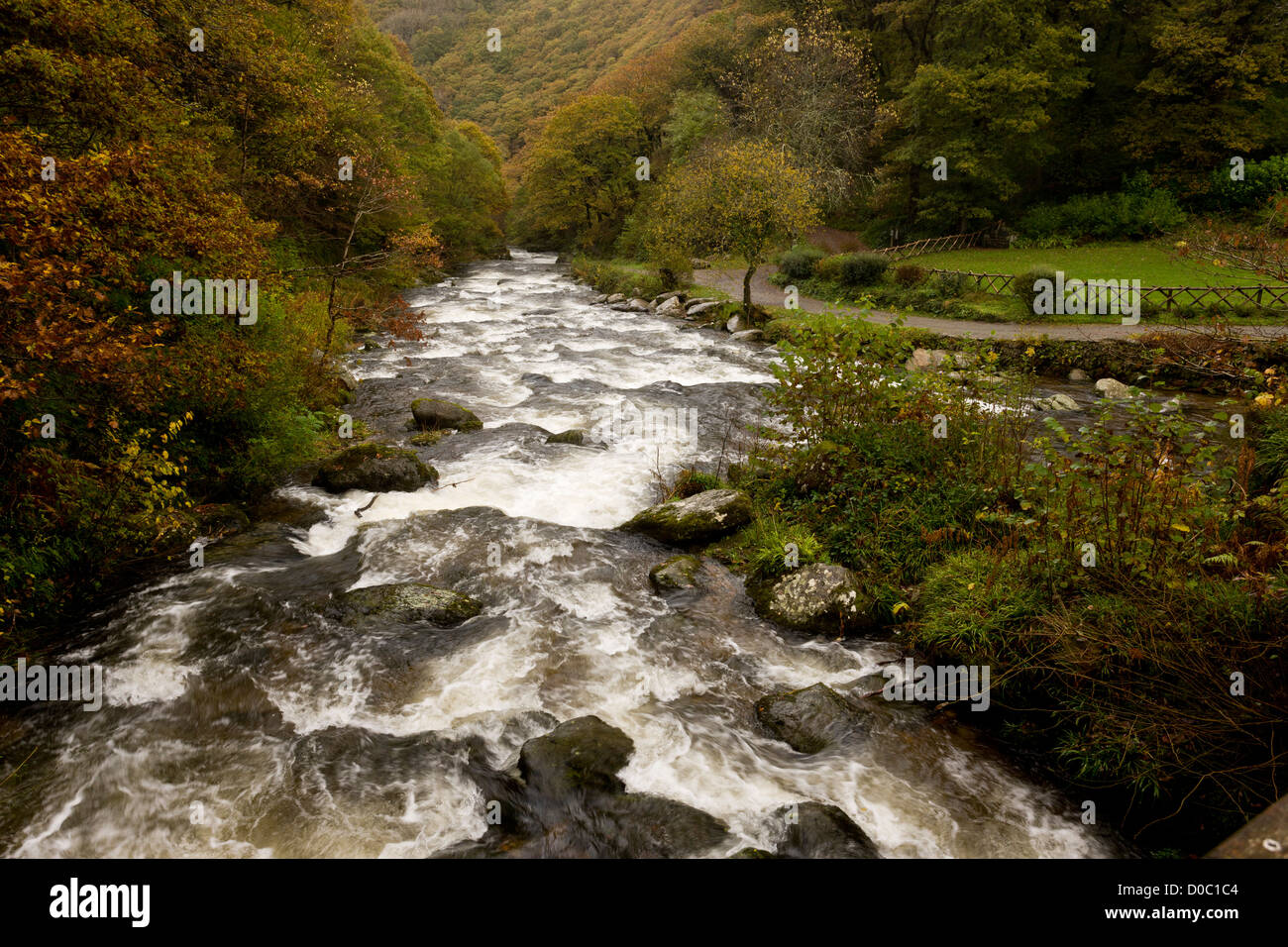 Watersmeet, confluence of rivers West Lyn and East lyn, Exmoor National
