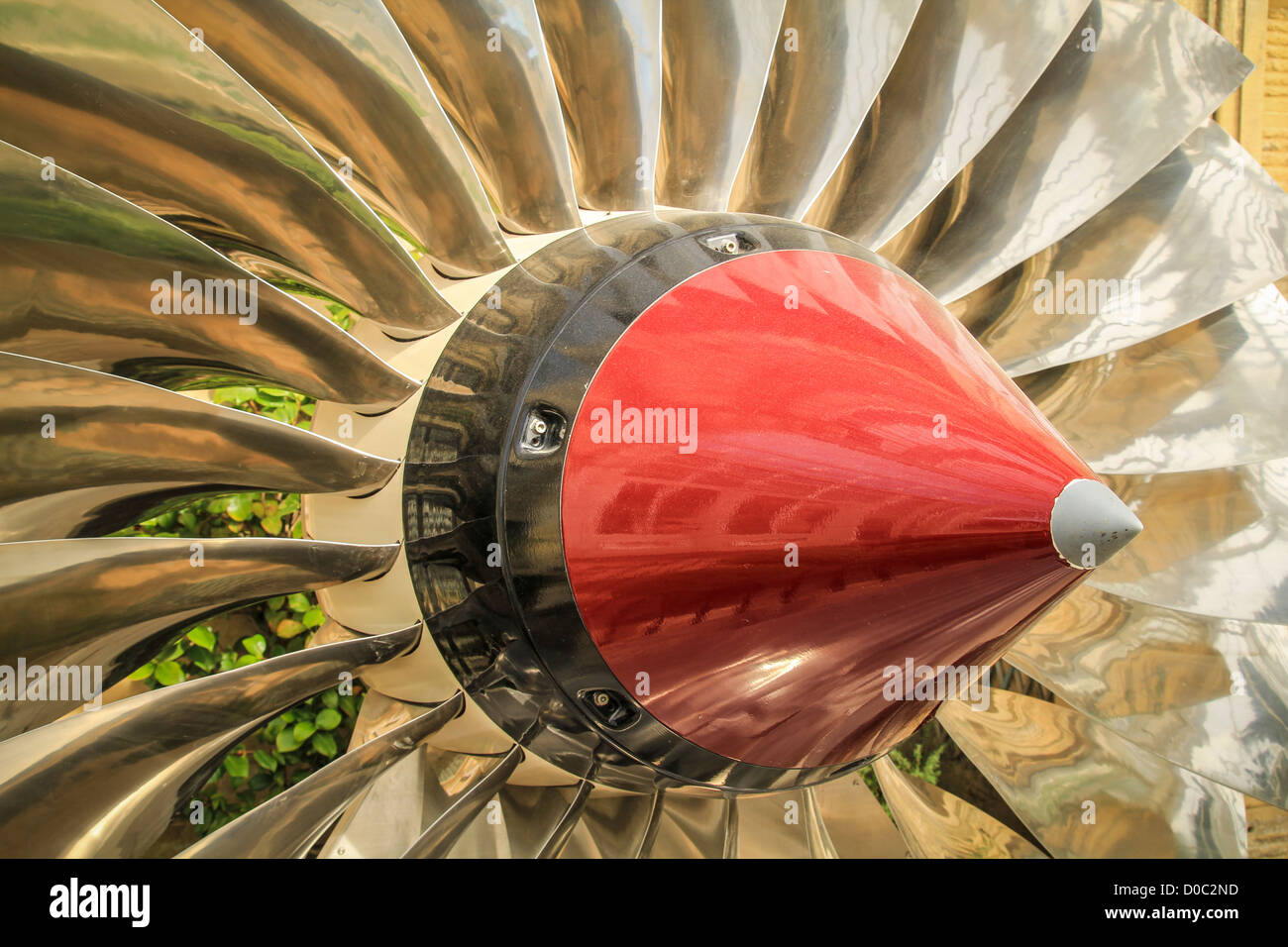Jet Engine Fan Stock Photo Alamy