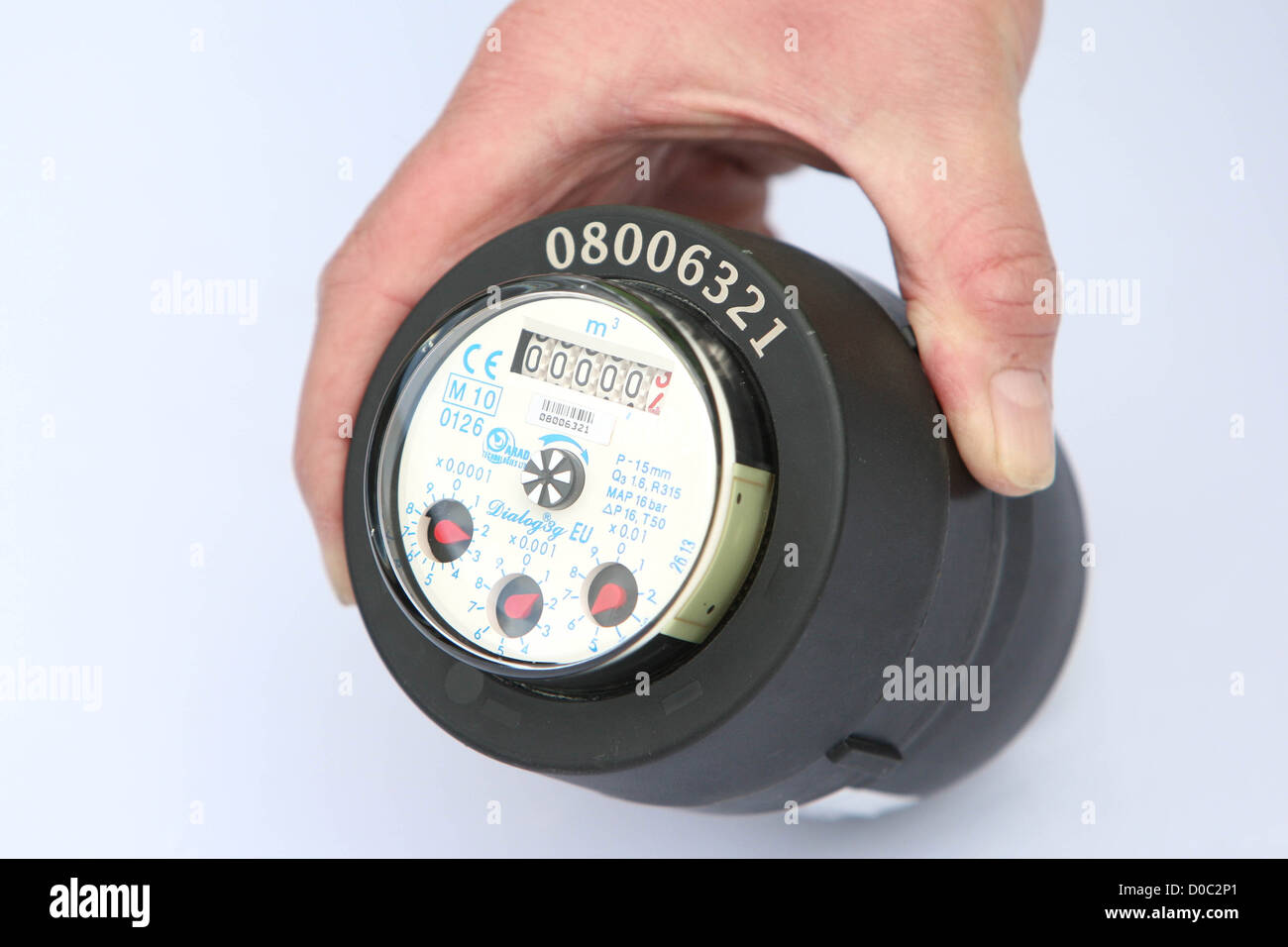 A Water meter like the ones being installed across Southern UK to help cut water consumption. Stock Photo