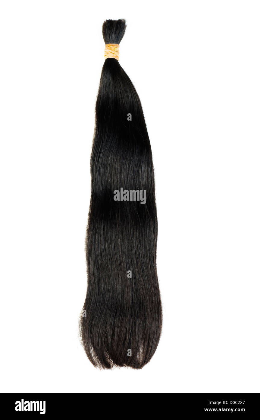 Fake Hair Wig Isolated Cutout Natural Stock Photo 51896831 Alamy