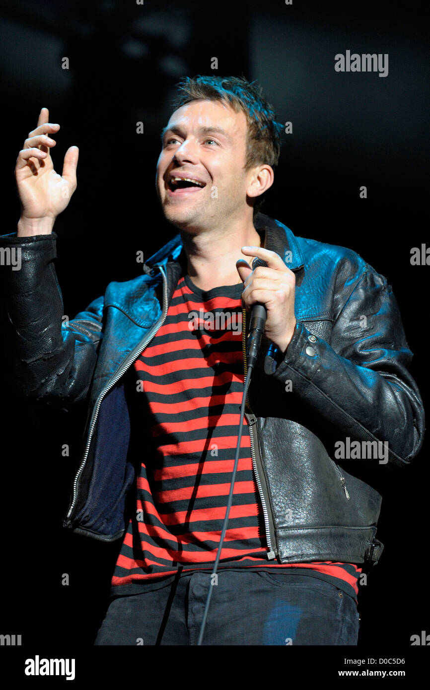 Damon Albarn Gorillaz's 'Escape To Plastic Beach World Tour' at the Air  Canada Centre Toronto, Canada - 14.10.10 Stock Photo - Alamy