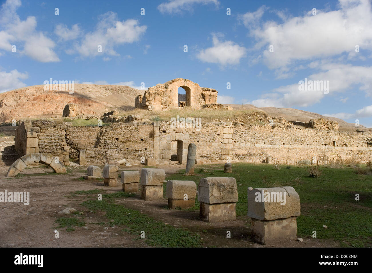 Bulla Regia the Roman city in Northern Tunisia Stock Photo - Alamy
