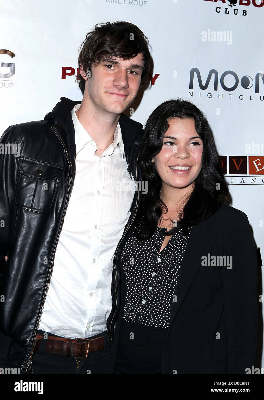 Cooper Hefner And Guest Hugh Hefner Hosts A Special Evening At The Playboy Club At The Palms Hotel Casino Las Vegas Nevada Stock Photo Alamy