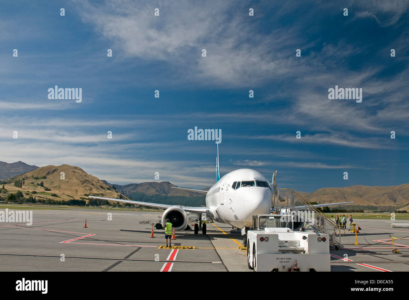 Queenstown Airport, New Zealand Stock Photo - Alamy