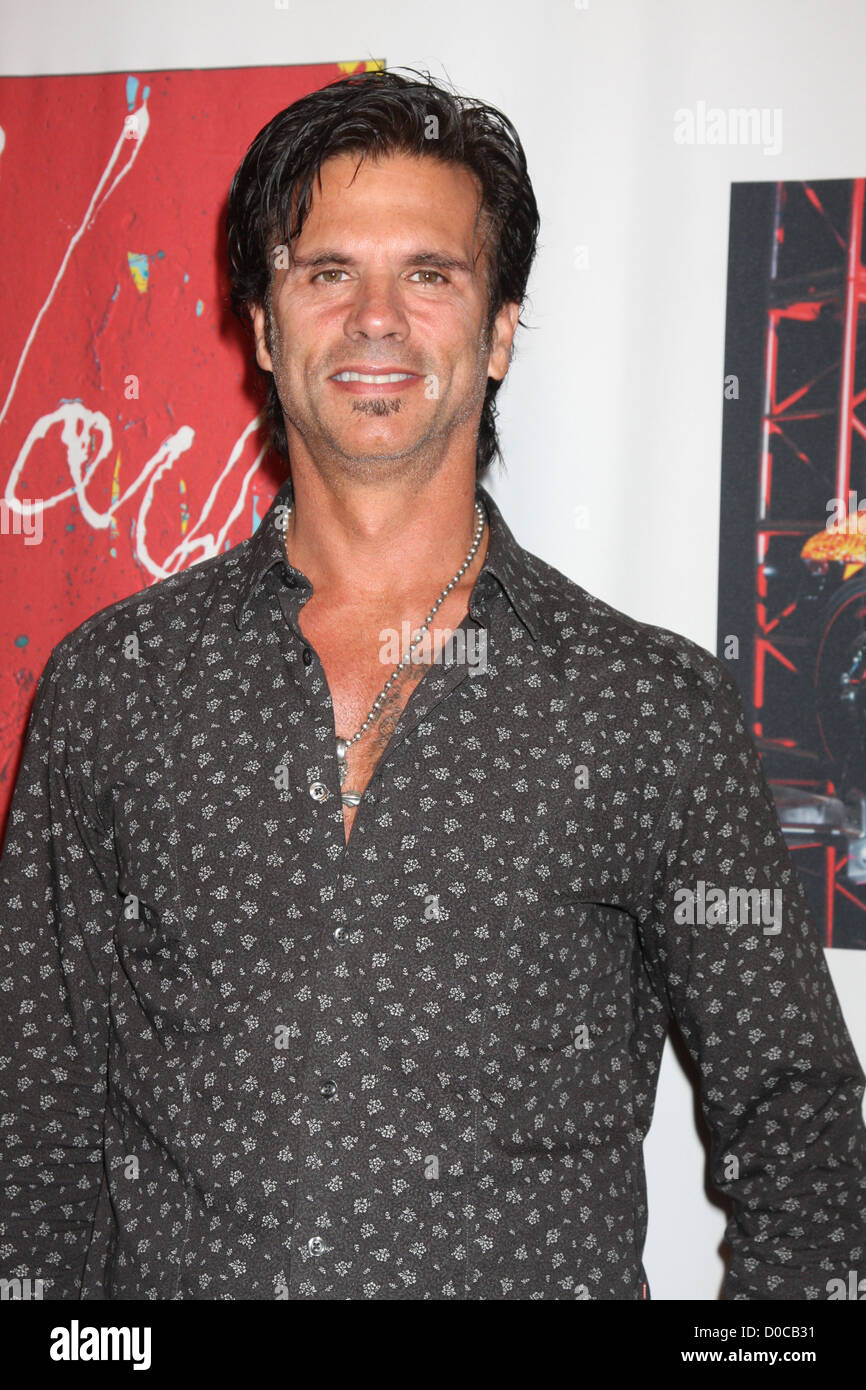 Lorenzo Lamas Harley Davidson showcase: Unveiling of Cosmic Harley Barteles Harley Davidson Dealership - Arrivals Marina Del Stock Photo