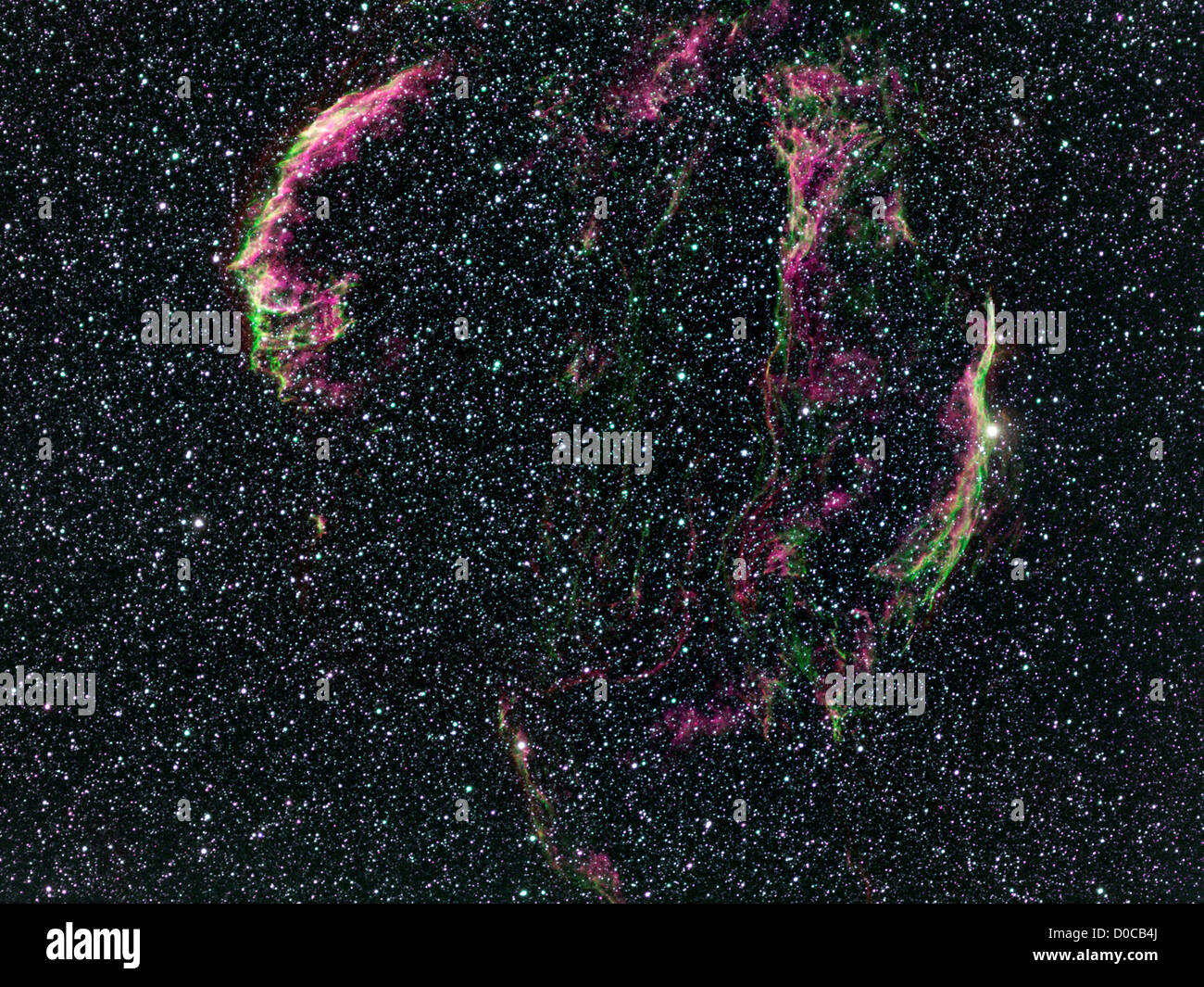 Veil Nebula Region Stock Photo