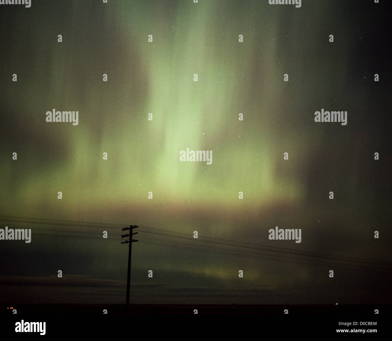 Auroral Flames Light Up the Night Sky Stock Photo Alamy