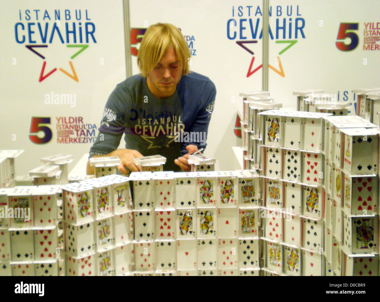 World's Biggest House of Cards American artist Bryan Berg has set the