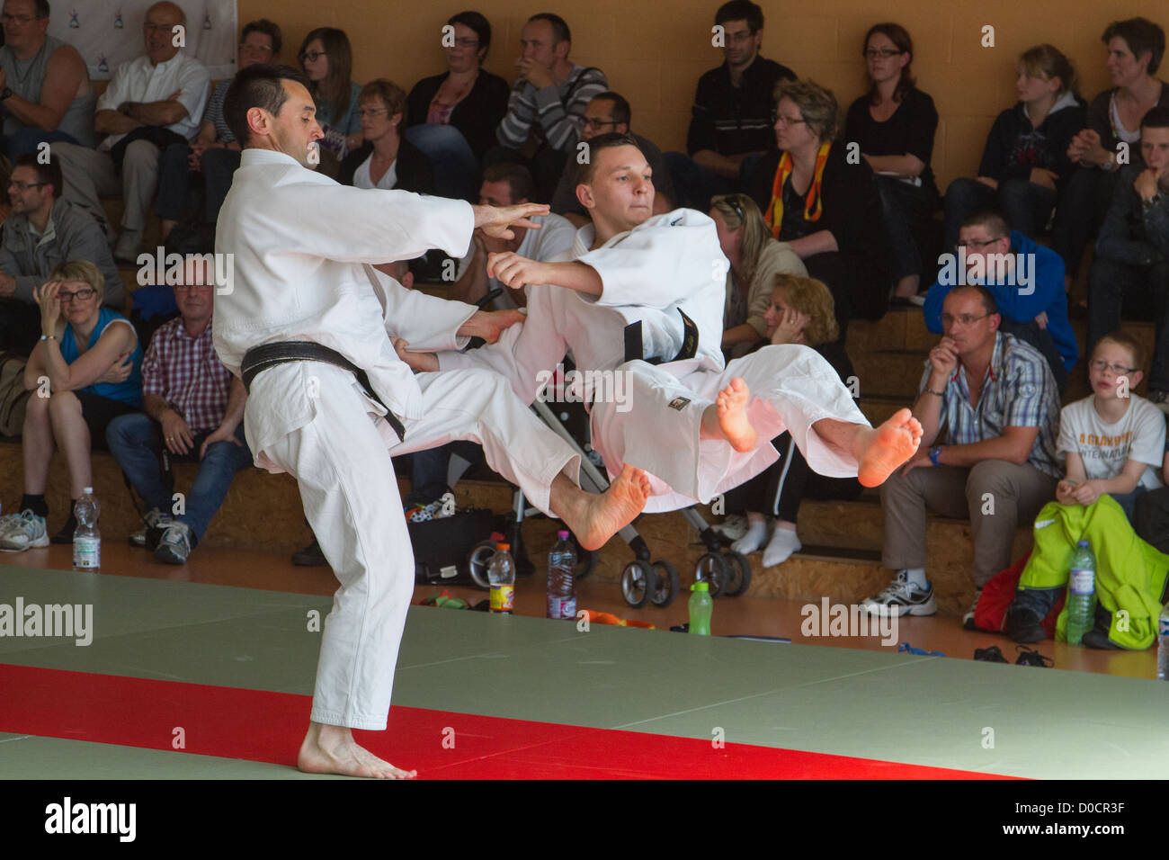 THE JUDOKAS LOSING THEIR BALANCE AND FALLING COMPETITION AND ...