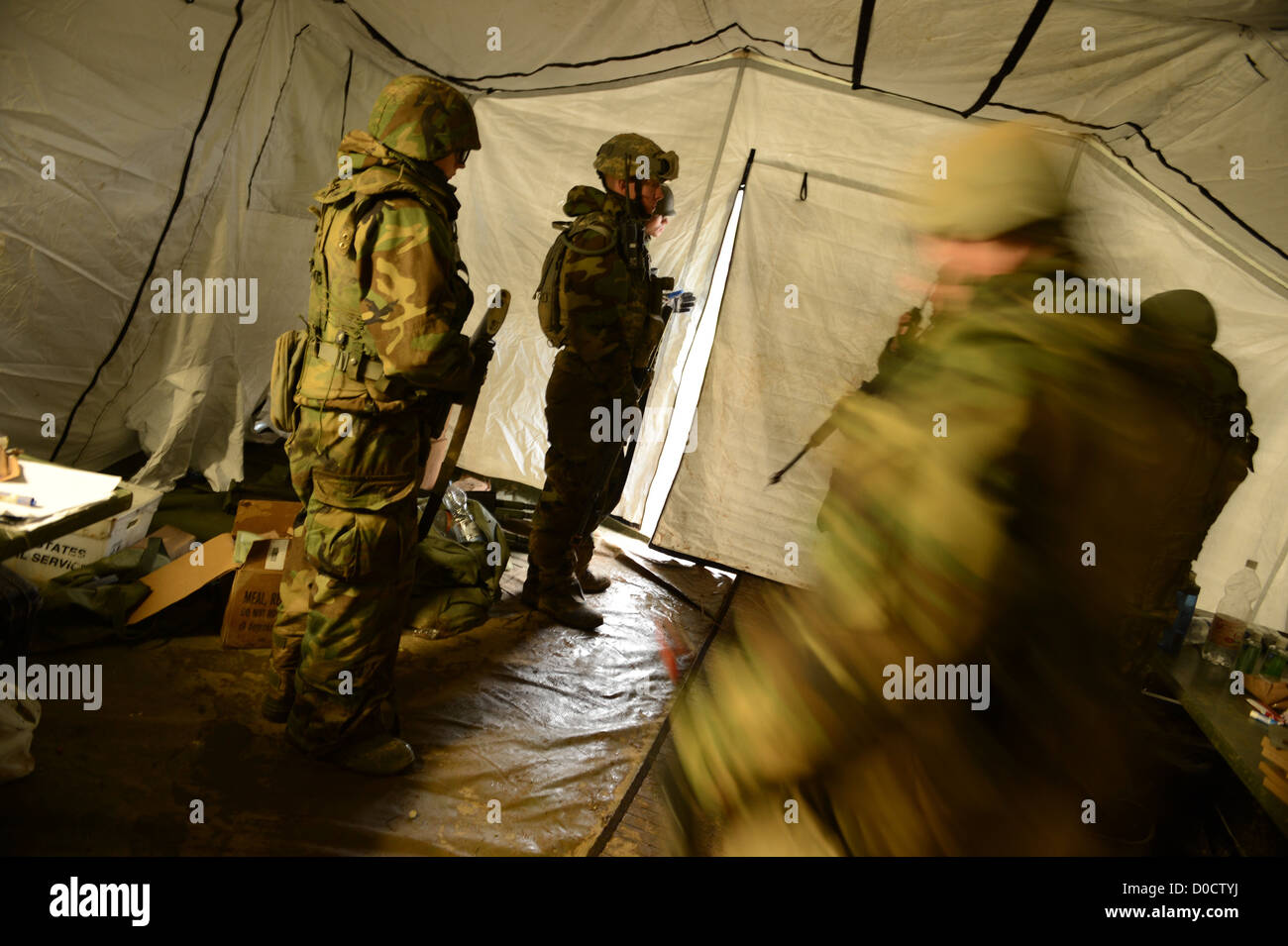 Airmen from the 606th Air Control Squadron at Spangdahlem Air Base ...
