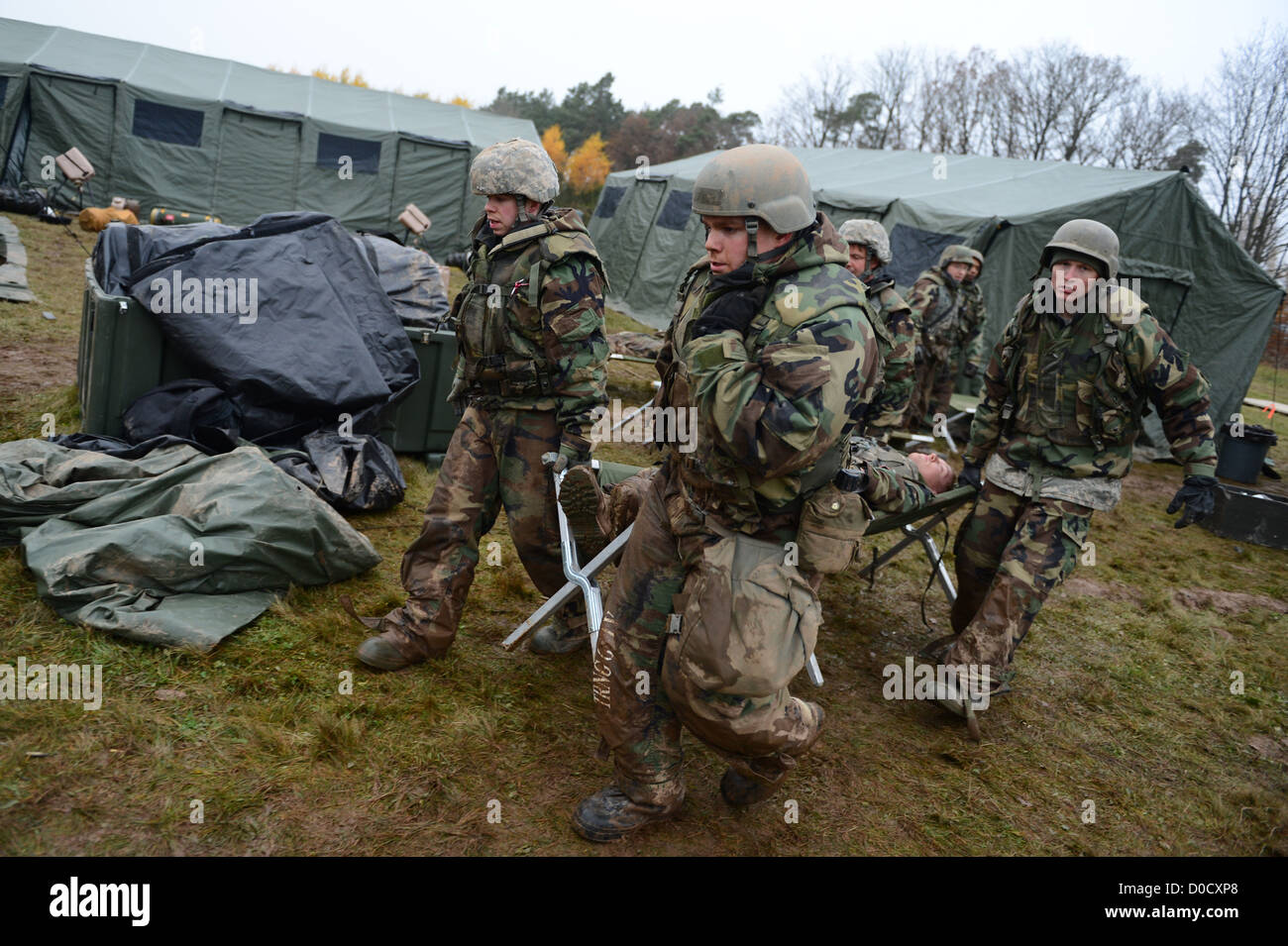 Airmen from the 606th Air Control Squadron at Spangdahlem Air Base ...