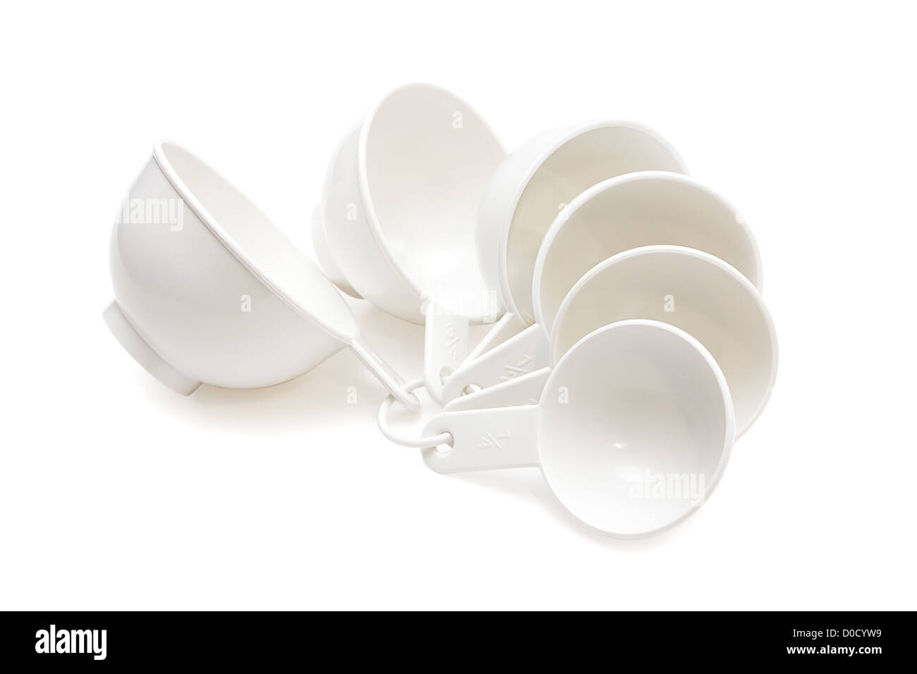 Vintage White Tupperware Measuring Cups / Set of Threetupperware White Measuring  Cups 